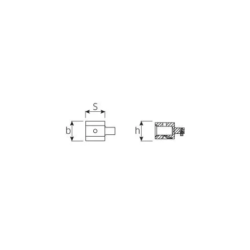 Stahlwille 7370/10 58290010 Dugókulcs adapter 1 db