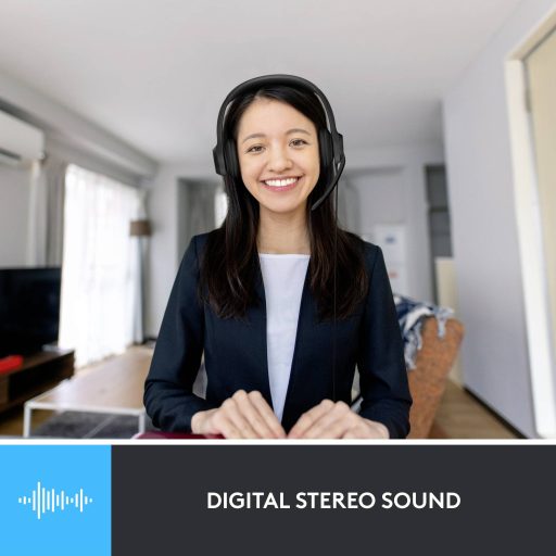 Logitech H390 Számítógép On Ear headset Vezetékes Stereo Fekete mikrofon zajelnyomás, Noise Cancelling Hangerő szabályozás, Mikrofon némítás