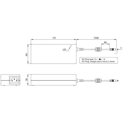 Bicker Elektronik BET-0912-T Asztali tápegység, fix feszültségű 12 V/DC 7 A 90 W