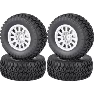   Készreszerelt modell kerekek 1:10 Buggy, Block-Profil, 12 küllős, ezüst, 4 db, Reely