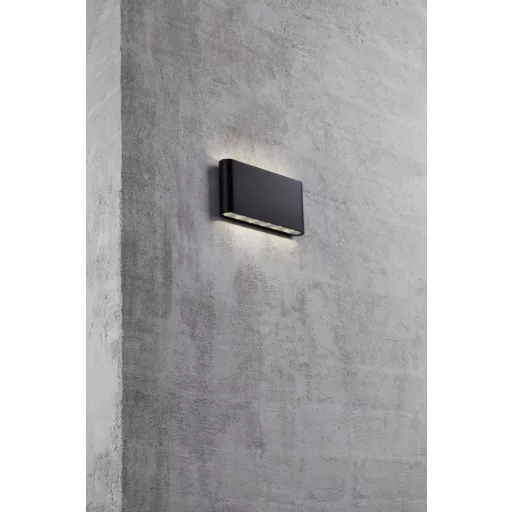 Nordlux Kinver 84181003 LED-es kültéri fali lámpa LED Fixen beépített LED-es 6 W Fekete