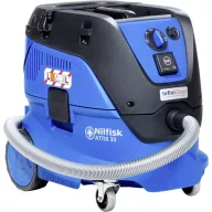   Nilfisk Attix 33-2L IC 107412103 Nedves-/száraz porszívó 1400 W 30 l Automatikus szűrő tisztítás, L minőséítésű porszívó osztály