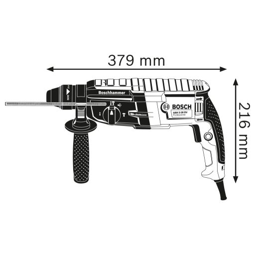 Bosch Professional GBH 2-28 SDS-Plus-Fúrókalapács 800 W Hordtáskával
