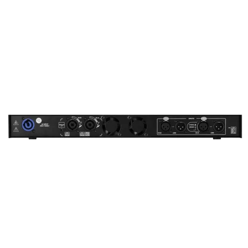 Omnitronic XDA-1002 Nagy teljesítményű erősítő RMS teljesítmény kimeneti csatornánként 4 Ohm-nál: 510 W