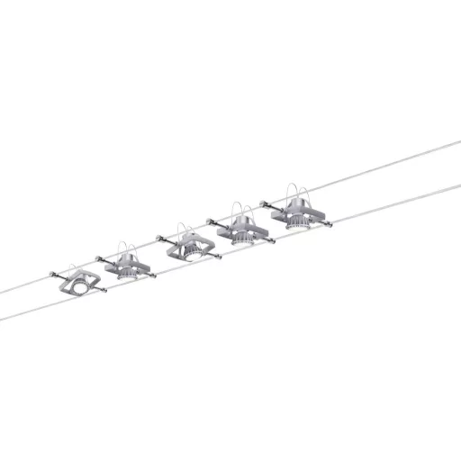 Sodronyos LED lámpakészlet GU5.3 50 W, króm (matt), Paulmann MacII 94133