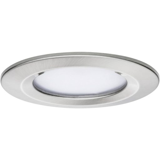 Paulmann Coin Slim LED-es fürdőszobai beépíthető lámpa 3 részes készlet 6 W IP44 Vas (matt)