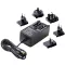 Dehner Elektronik SYS 1541-2424-W2E Dugasztápegység, fix feszültségű 24 V/DC 1000 mA 24 W UK adapterrel, USA adapterrel, Ausztrál adapterrel