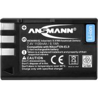 EN-EL9 Nikon kamera akku 7,4V 1200 mAh, Ansmann