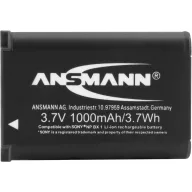 NP-BX1 Sony kamera akku 3,7V 1000 mAh, Ansmann