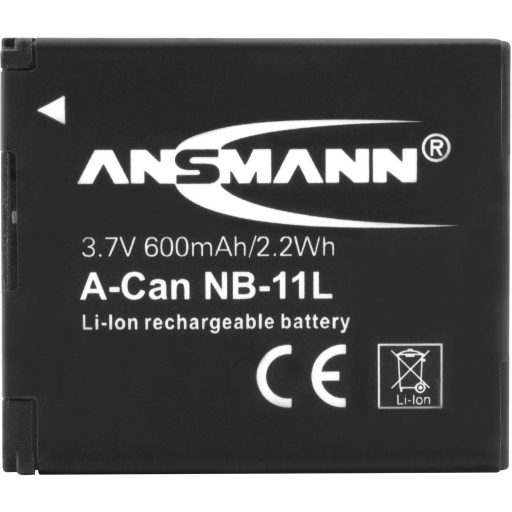 NB-11L, NB-11LH Canon kamera akku 3,7V 600 mAh, Ansmann
