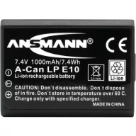 LP-E10 Canon kamera akku 7,4V 1000 mAh, Ansmann