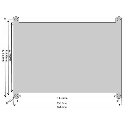 Joy-it RB-LCD7.2 Érintőkijelzős modul 17.8 cm (7 coll) 1024 x 600 Pixel Alkalmas: Raspberry Pi®