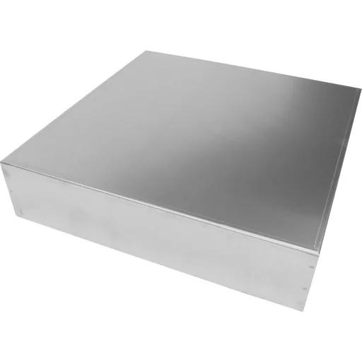 Ház váz (H x Sz x Ma) 432 x 432 x 102 mm Alumínium Natúr Hammond Electronics 1444-17174 1 db
