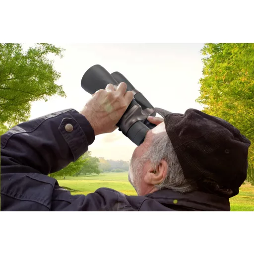 Távcső 10 x 50 mm, fekete, Renkforce