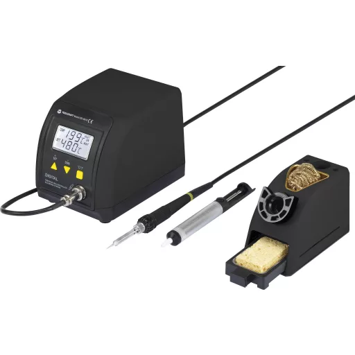 Digitális forrasztóállomás 60 W 160 - 480 °C, Basetech