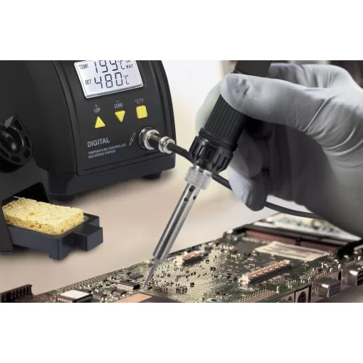 Digitális forrasztóállomás 60 W 160 - 480 °C, Basetech