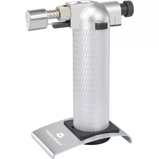 Gázégő, gázforrasztó, konyhai karamellizáló pisztoly, max. 1300 °C, Toolcraft
