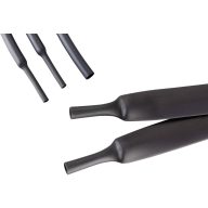   Hongshang HRA2 95/25 Zsugorcső ragasztóval Fekete 95 mm 25 mm Zsugorodási arány:4:1 1.22 m