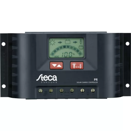 Steca PR 1515 Napelem töltésszabályozó PWM 12 V, 24 V 15 A