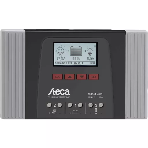 Steca Tarom 4545-48 Napelem töltésszabályozó PWM 12 V, 24 V, 48 V 20 A