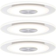   LED-es beépíthető lámpa 4,9 W, csiszolt alumínium, Paulmann 92907 Whirl