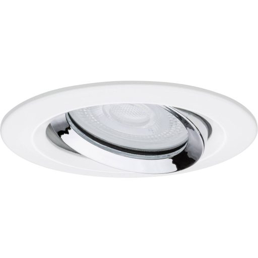 Fürdőszobai beépíthető lámpa LED GU10 7 W IP65 Paulmann Nova Fehér (matt), Króm