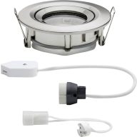   Paulmann Nova Fürdőszobai beépíthető lámpa Halogén GU10, GU5.3 35 W IP65 Vas (matt)