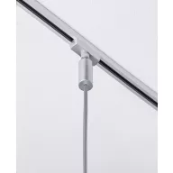   Paulmann Basic Pendel Nagyfeszültségű sínrendszer lámpa Univerzális E27 20 W LED Króm (matt), Króm