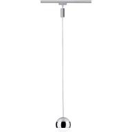   Paulmann Capsule II Nagyfeszültségű sínrendszer lámpa URail Fixen beépített LED-es 6 W LED Króm (matt), Króm