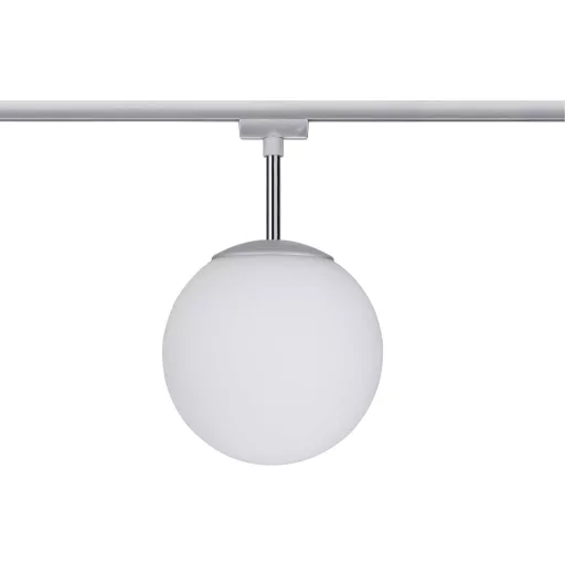 Nagyfeszültségű sínrendszer lámpa URail E14 10 W LED Paulmann Globe Small Króm (matt)