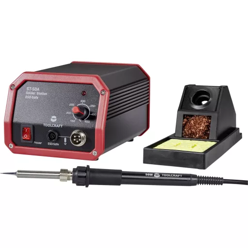 Analóg forrasztóállomás 150 - 450 °C 50 W, Toolcraft ST-50A