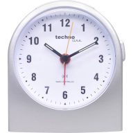   Rádiójel vezérelt analóg ébresztőóra, ezüst, Techno Line WT 753