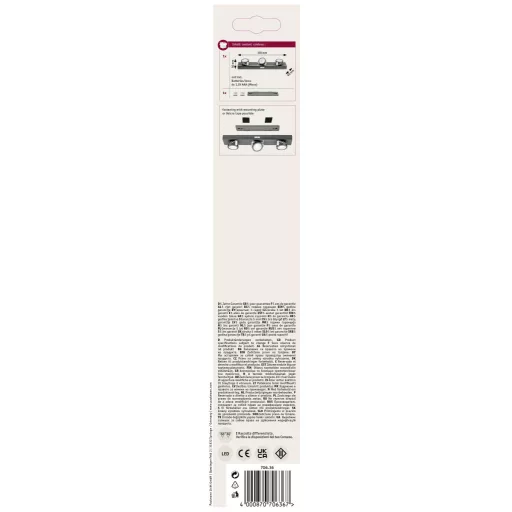 Paulmann Rotate LED-es bútormegvilágító lámpa LED Fixen beépített LED-es Melegfehér Antracit, Króm (matt)