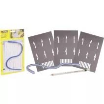 Modellvasút utca építés