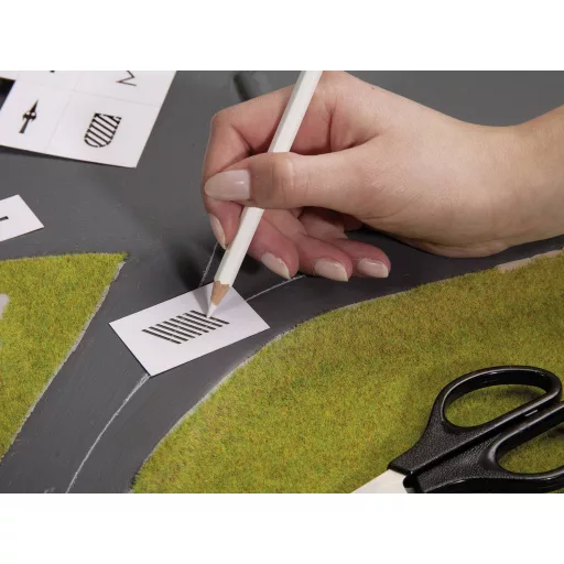 NOCH 60740 H0, TT, N Start készlet, útburkolati jel