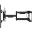 Manhattan 461290 Universal + Curved TV fali tartó 94,0 cm (37) - 228,6 cm (90) Dönthető, Csuklóval mozgatható Alkalmas hajlított TV-khez