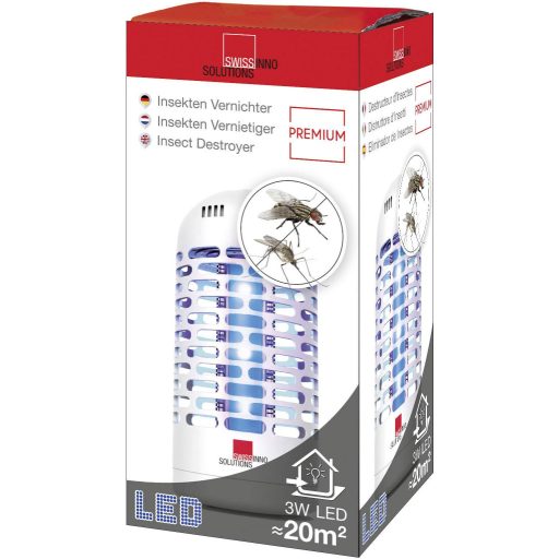 UV rovarfogó, rovarcsapda, 3W, Swissinno Premium