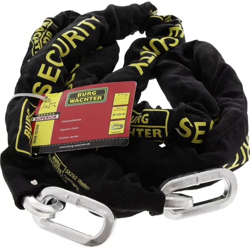 Burg Wächter GKM 10/ 200 Biztonsági lánc Fekete