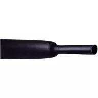   CellPack 145130 Zsugorcső ragasztó nélkül Fekete 38.10 mm 19.10 mm Zsugorodási arány:2:1 1 m
