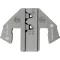 TOOLCRAFT PLE-0H6 Krimpelő betétek Delphi Weather-Pack Keresztmetszet: 0.35 - 0.8 mm² Alkalmas márka: TOOLCRAFT PZ-500