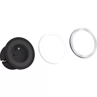   Bachmann 4953465 Beépíthető elosztó 1 részes Fekete Védőérintkezős 1 db