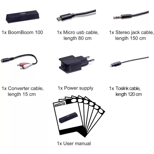 Marmitek BoomBoom 100 Bluetooth zene vevő készlet Bluetooth verzió: 4.1 15 m AptX technológia