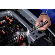   Ansmann 1600-0160 Future T120 Toll lámpa Elemekről üzemeltetett LED 115 mm Fekete