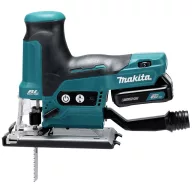   Makita neu Akkus asztali fűrész JV102DSMJ 2. akkuval, Töltővel, Hordtáskával 10.8 V 4 Ah