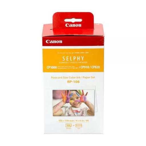 Canon Selphy Photo Pack RP-108 8568B001 Fénykép nyomtató kazetta (tinta/papír) 108 lap