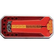   WAS Utánfutó hátsó lámpa Nyitott kábelvégek Irányjelző, Féklámpa, Tolatólámpa hátul, balra, jobbra 12 V, 24 V Többszínű Átlátszó üveg