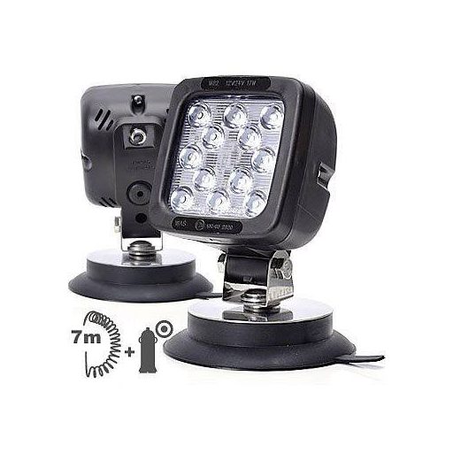 WAS Munkafényszóró 12 V, 24 V W82 692.4 Távolsági világítás (Sz x Ma x Mé) 101 x 148 x 78 mm 2000 lm
