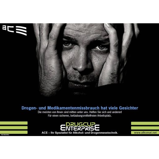 ACE Kit X 100338 Drogteszt készlet Vizeletvizsgálat, Kenet Ellenőrizhető drogok=Amfetamin, MDMA, Metamfetamin, Ópiátok