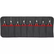   Knipex 00 19 58 V02 Seeger gyűrű fogó készlet Alkalmas Külső- és belső csapágygyűrűk 12-25 mm, 19-60 mm 10-25 mm, 19-60 mm Hegy forma Egyenes, Hajlított, 90°