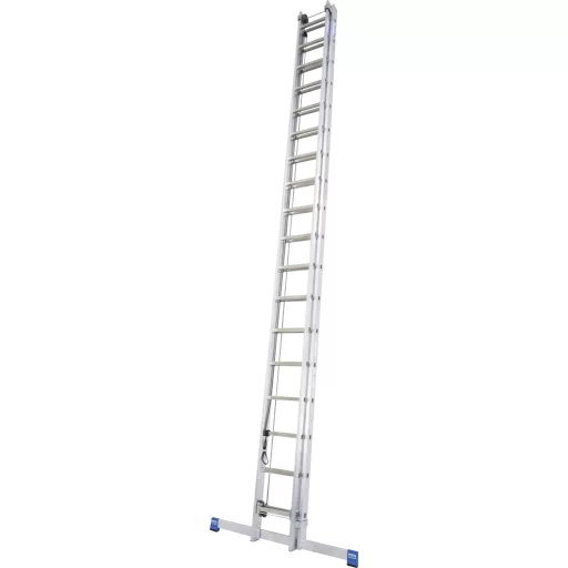 Krause STABILO 133878 Alumínium Húzóköteles létra Állvánnyal Munkamagasság (max.): 9.85 m Alumínium DIN EN 131 28.1 kg